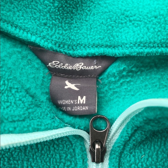 Medium Eddie Bauer Zipped Fleece - Picture 4 of 4